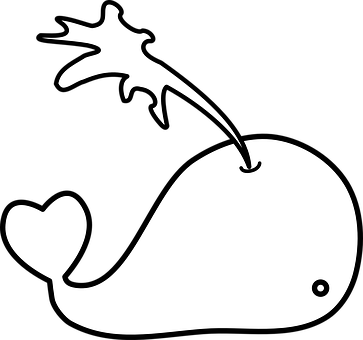 A White Whale With A Tail
