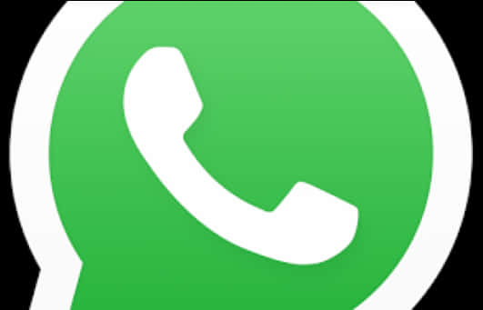 A Green And White Phone Logo