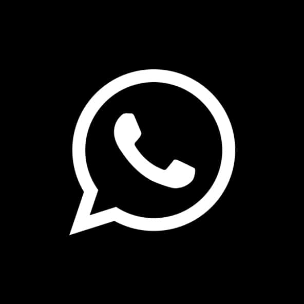 Whatsapp Icons Black