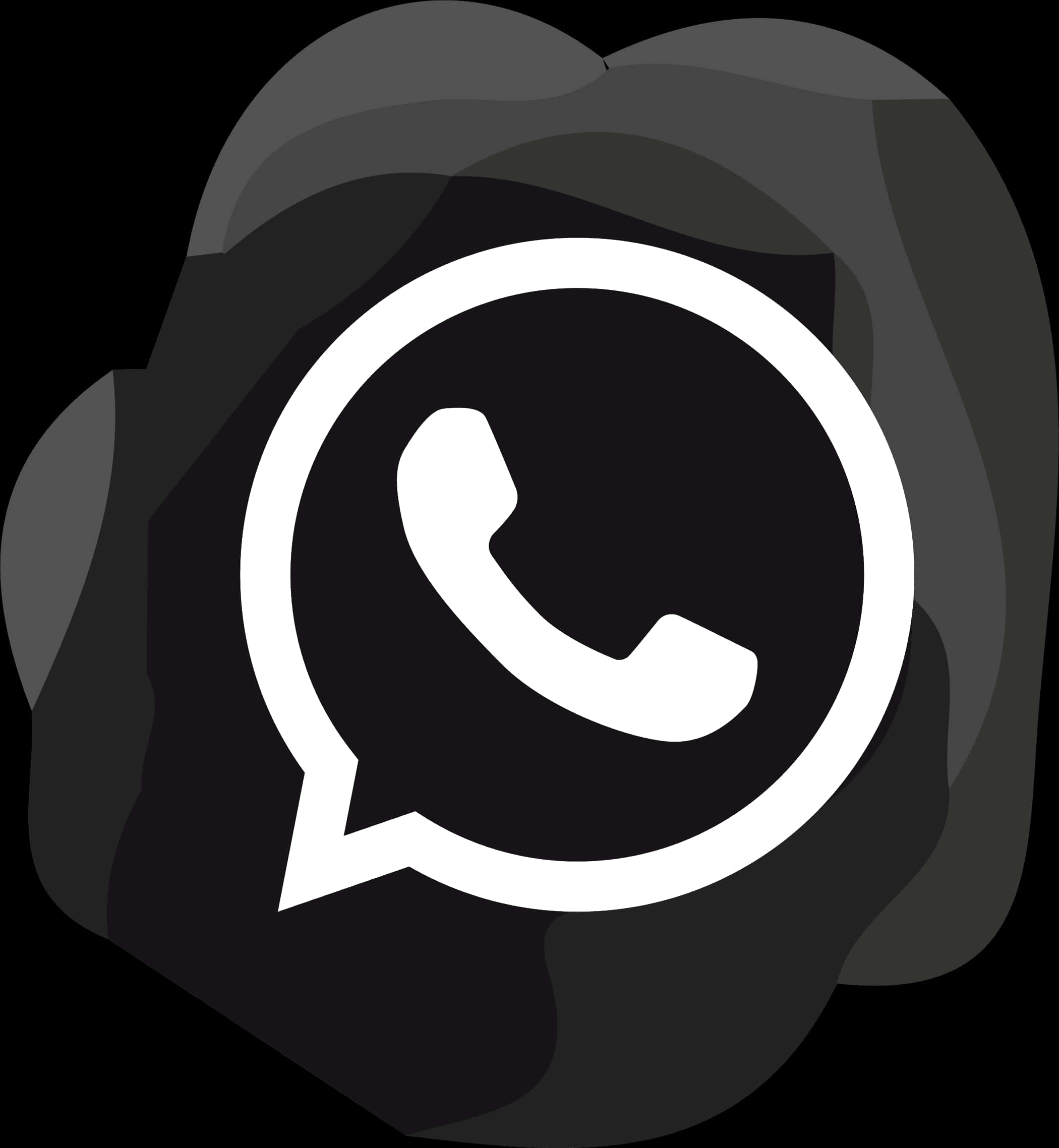 Whatsapp Icons Black Shades