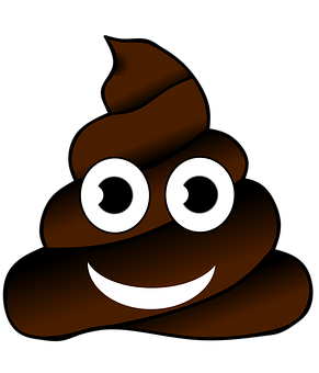 A Poop With Eyes And A Smiling Face