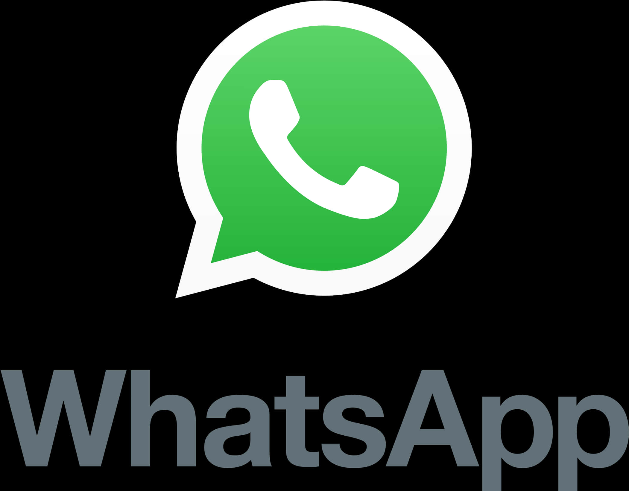 Whatsapp Logo With Text