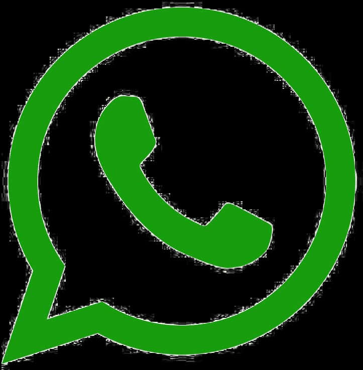Dark Green Whatsapp Logo
