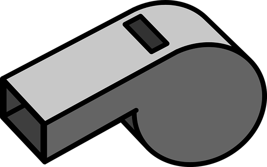 A Whistle With A Black Background