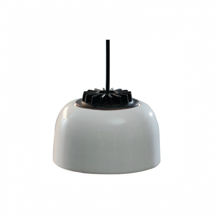A White And Black Light Fixture