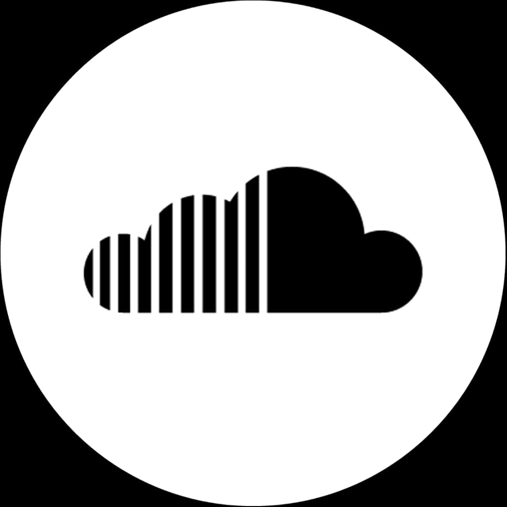 A Black And White Cloud Logo