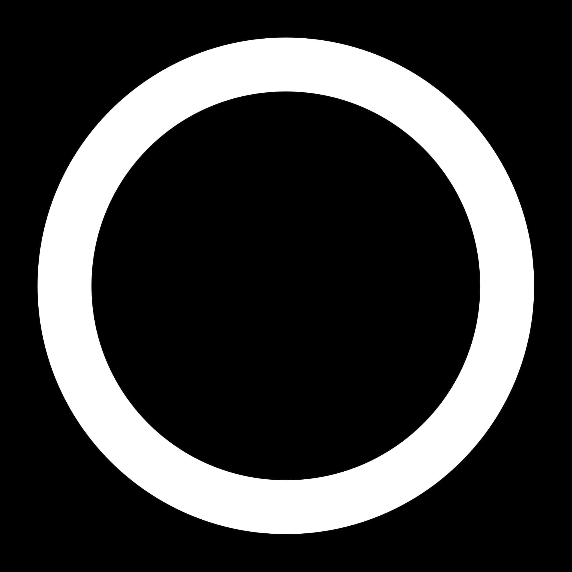 Black Circle With White Circle