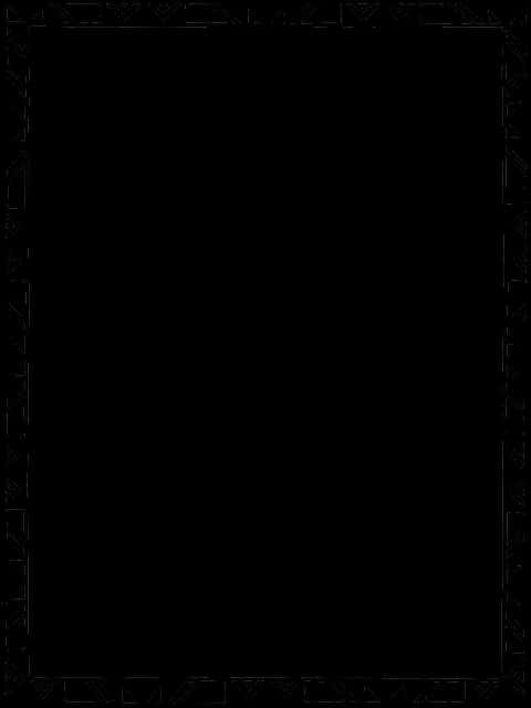 A Black Rectangular Frame With White Border