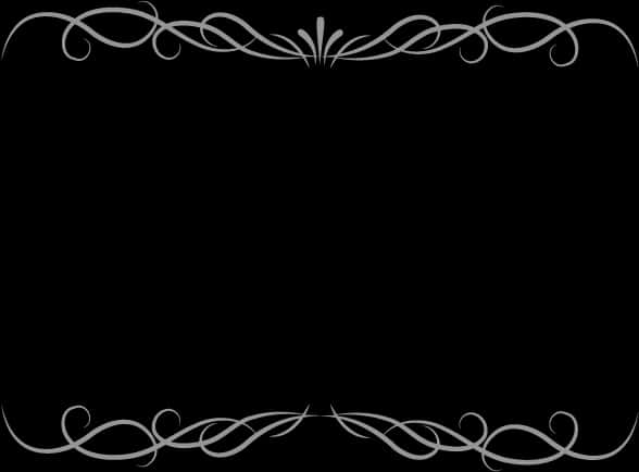 A Black And Grey Rectangular Frame