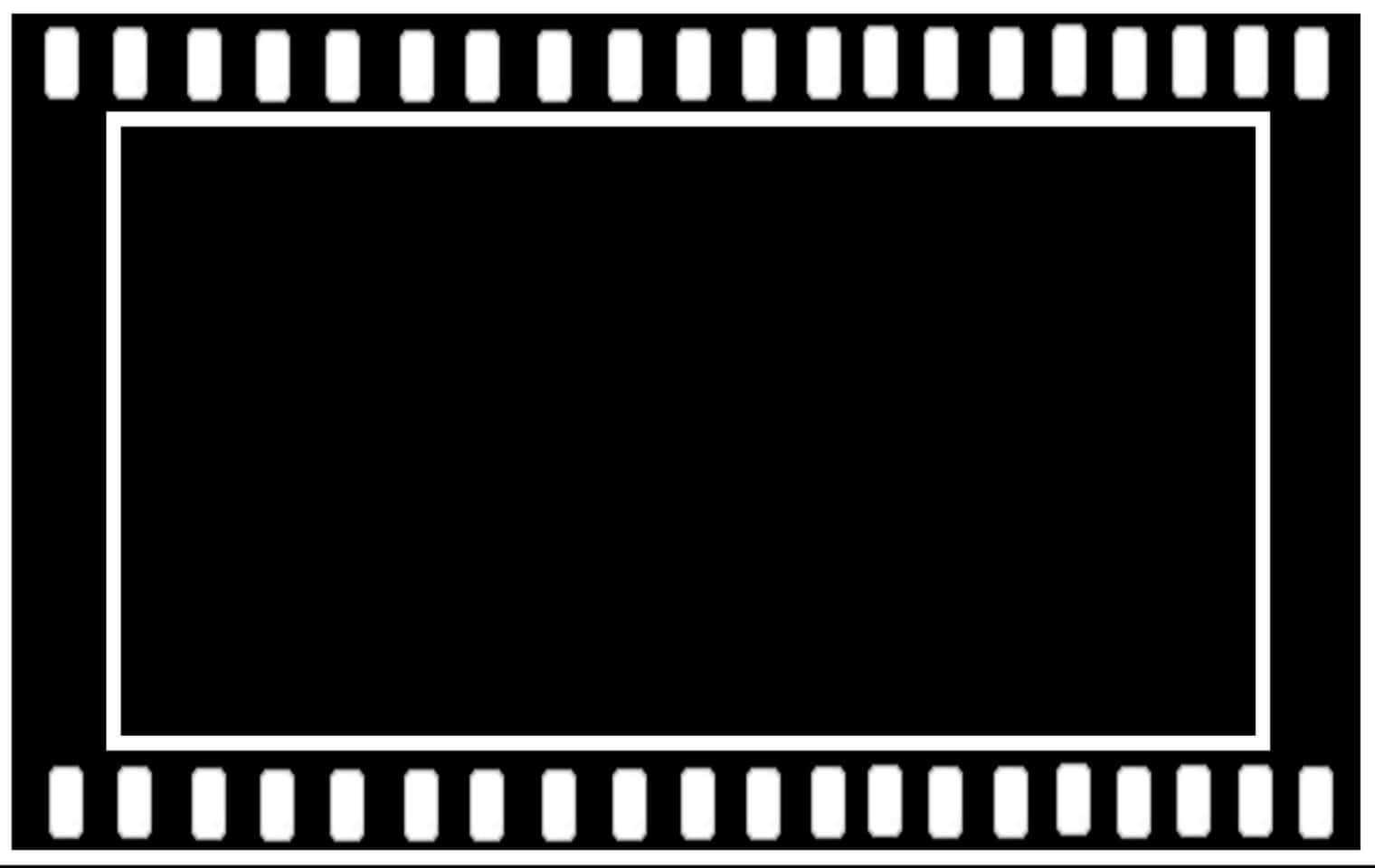 A Black And White Film Strip