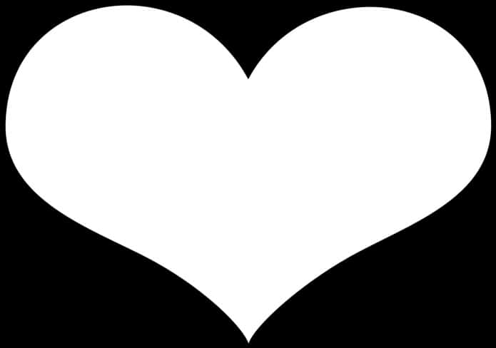 White Heart Png 695 X 488