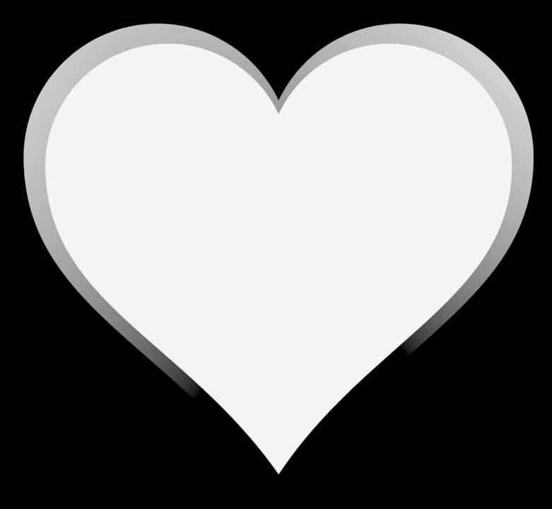 White Heart Png 781 X 720