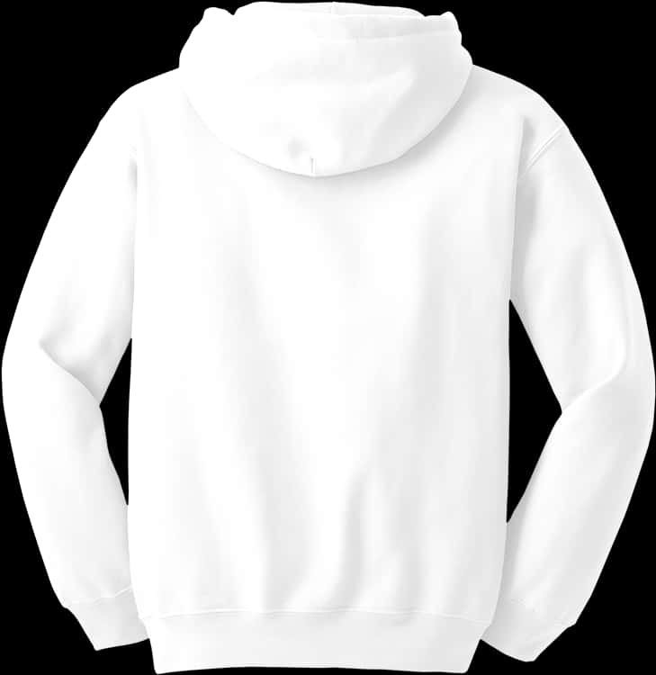 A White Hoodie With A Black Background
