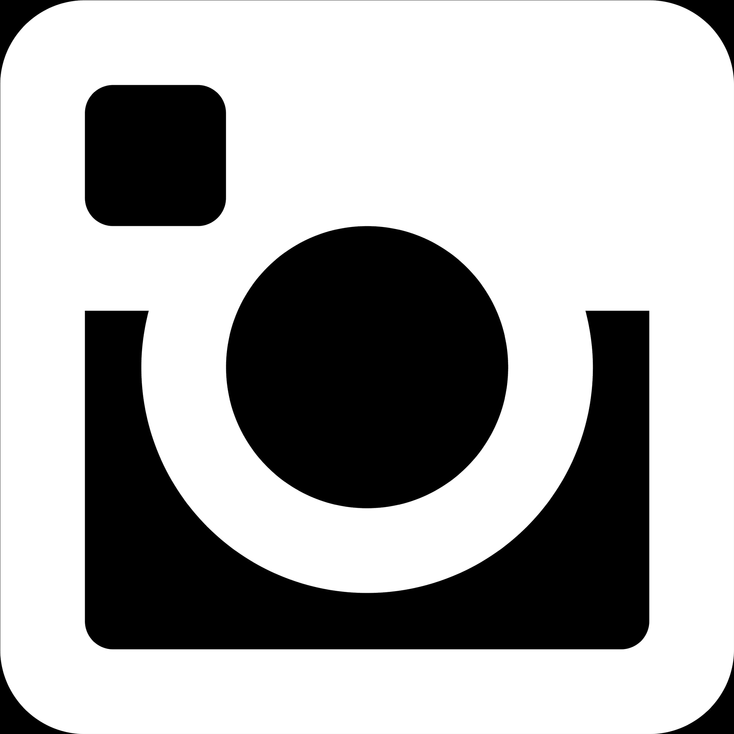 White Instagram Logo
