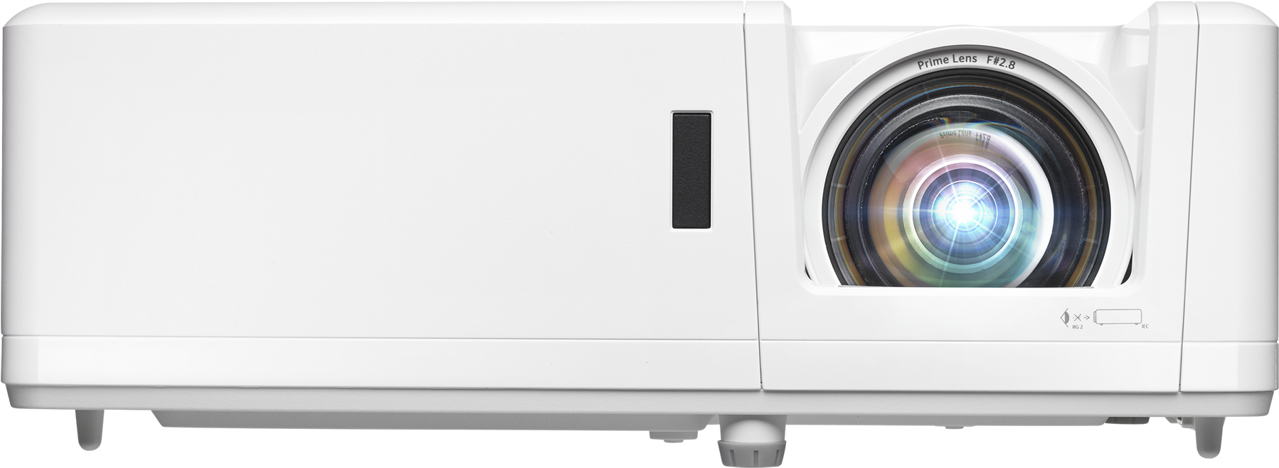A White Projector With A Round Lens