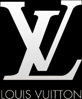 White Louis Vuitton Logo