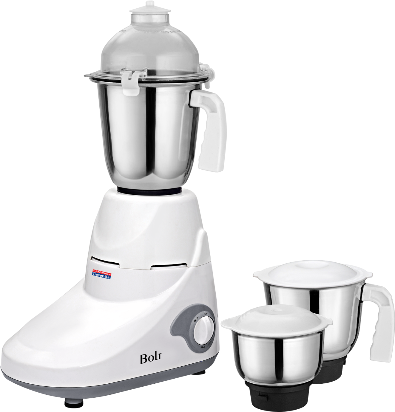 A White Blender With A Black Background