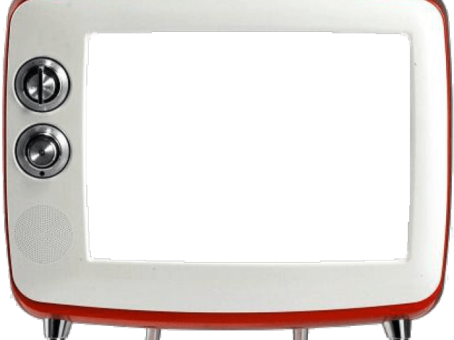 A White And Red Television