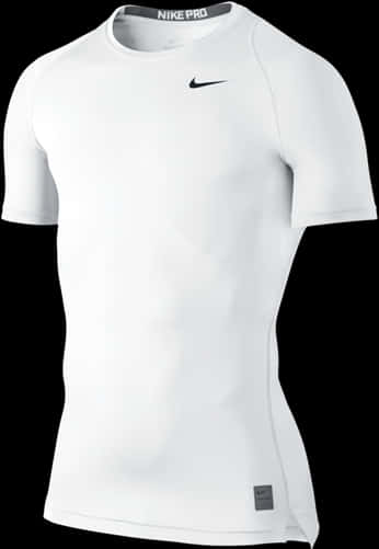 White Form-fitting Shirt
