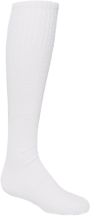 A White Sock With A Black Background