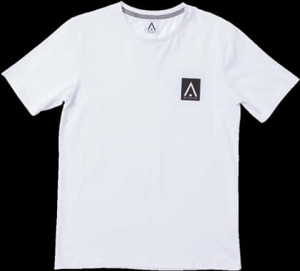 A White Shirt With A Logo On It