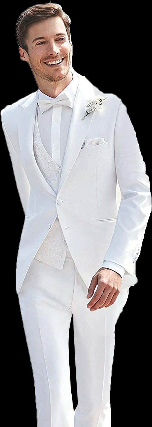 A Man In A White Suit