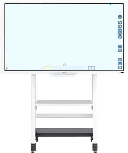 A White Board With A Black Background