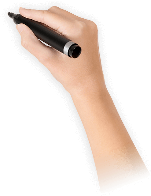 A Hand Holding A Pen