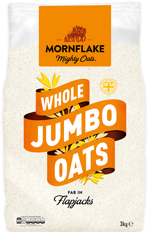 A Bag Of Oats With A Logo