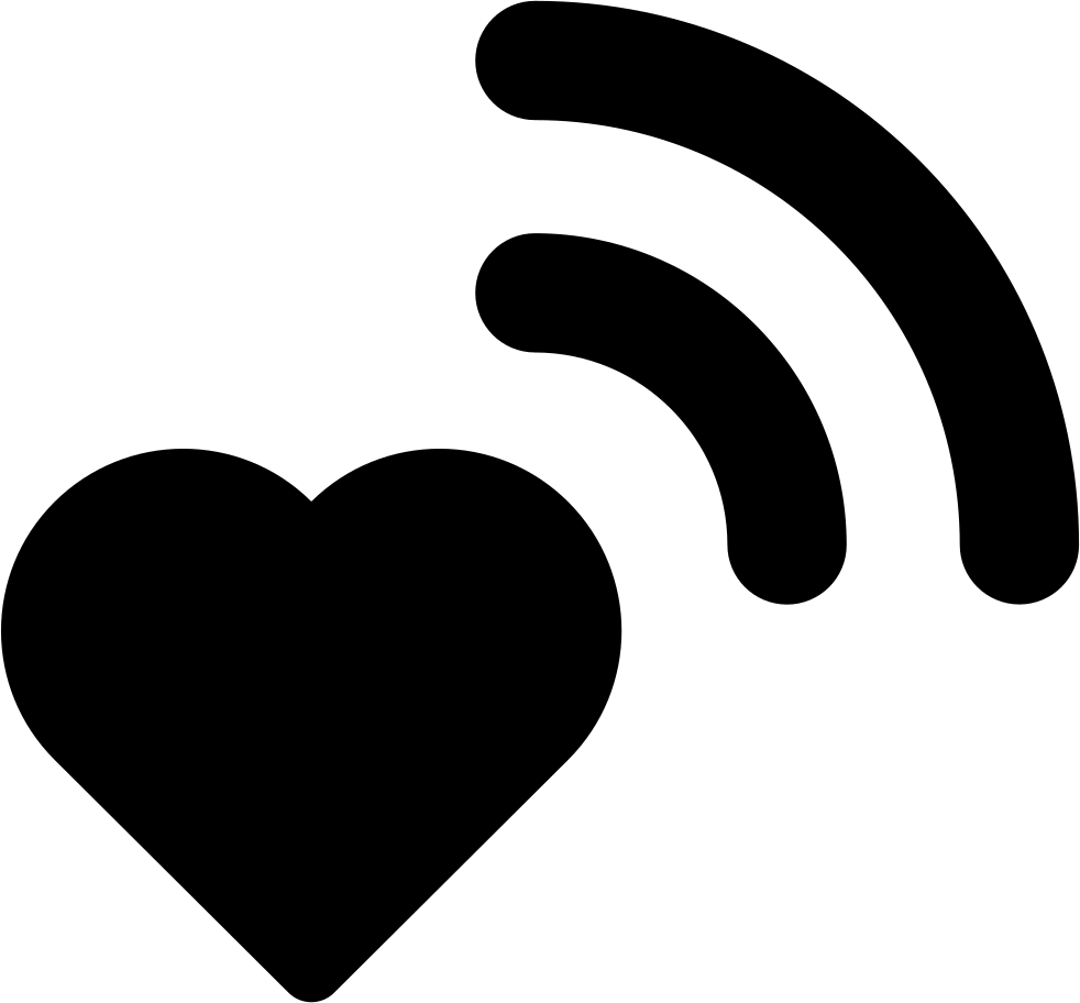 A Heart And A Wifi Symbol