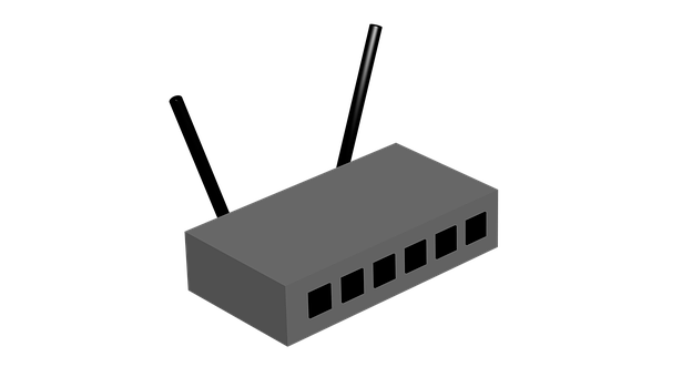 A Grey Rectangular Object With A Antenna