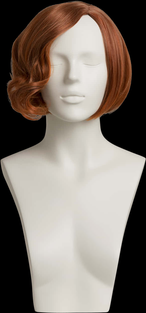 A Mannequin With A Wig