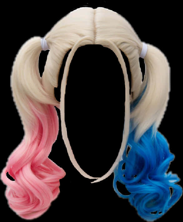 A Wig With Pigtails And Pig Tails