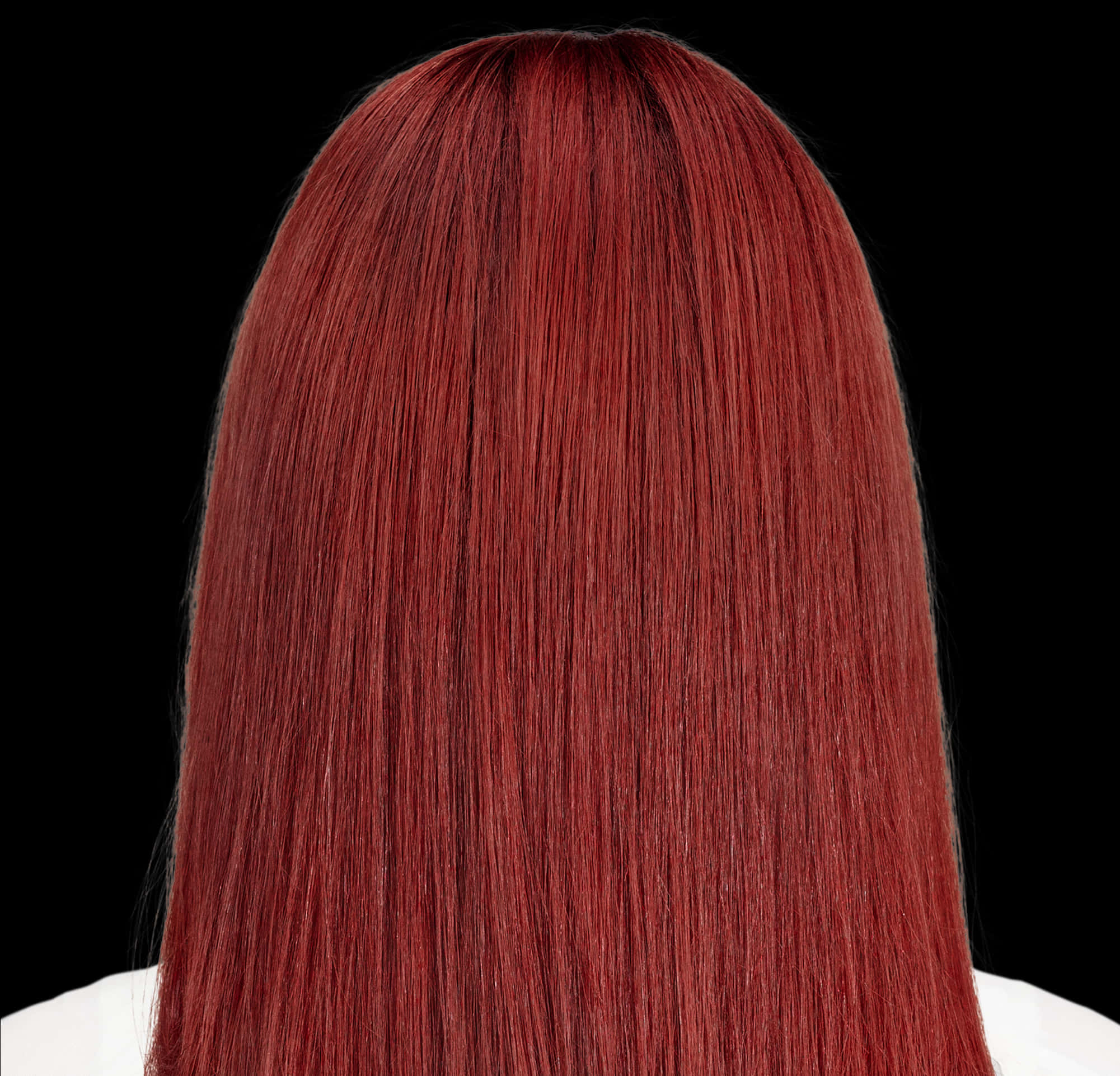 A Woman's Head With Red Hair