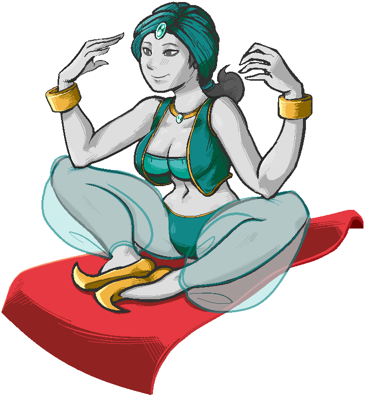 Wii-fit Trainer - Wii Fit Trainer Genie, Hd Png Download