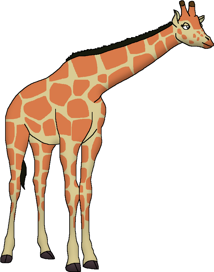 A Giraffe With Long Neck