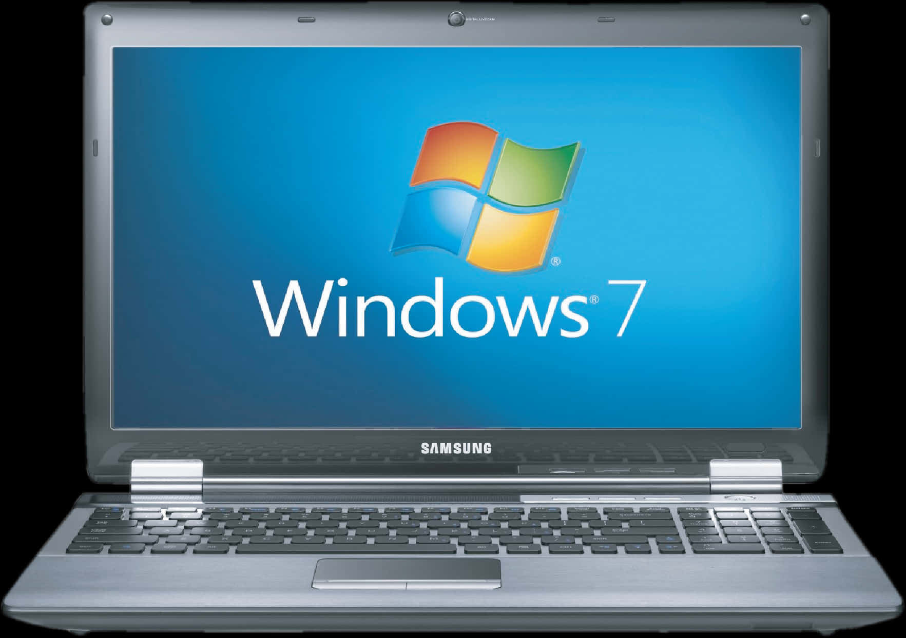 Window 7 Installed On Laptop Png Image - Laptop Png Images Hd, Transparent Png