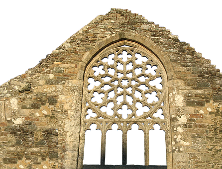 A Stone Building With A Window