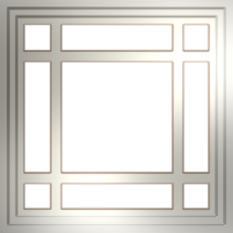 A White Square With Black Squares