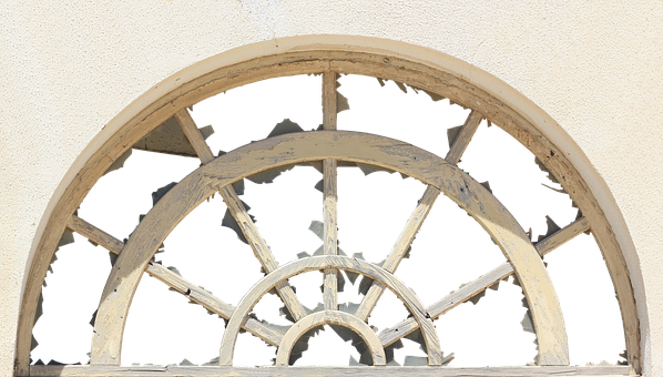 A Window With Broken Glass