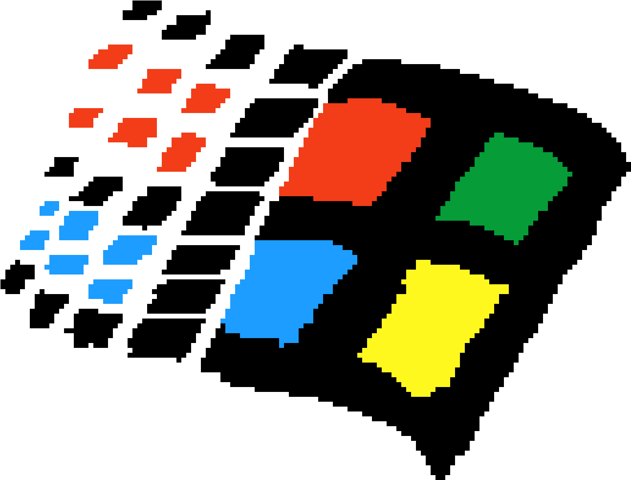A Group Of Squares With Different Colors