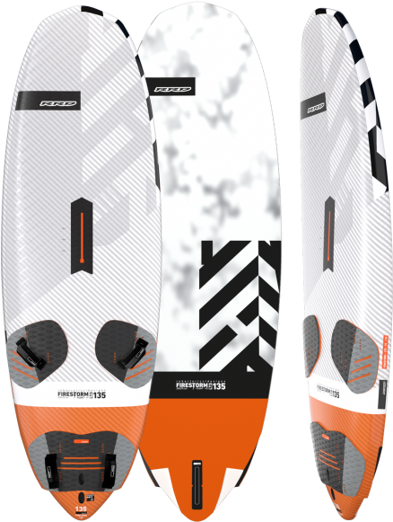 A White And Orange Surfboards