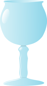 A Blue Liquid Dripping From A Glass