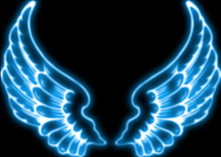 Wings Neon Png - Picsart Wings Png Hd, Transparent Png