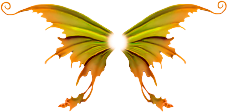#wings #phoenix #butterfly #dark #flame #style #wing - Fairy Wings, Hd Png Download