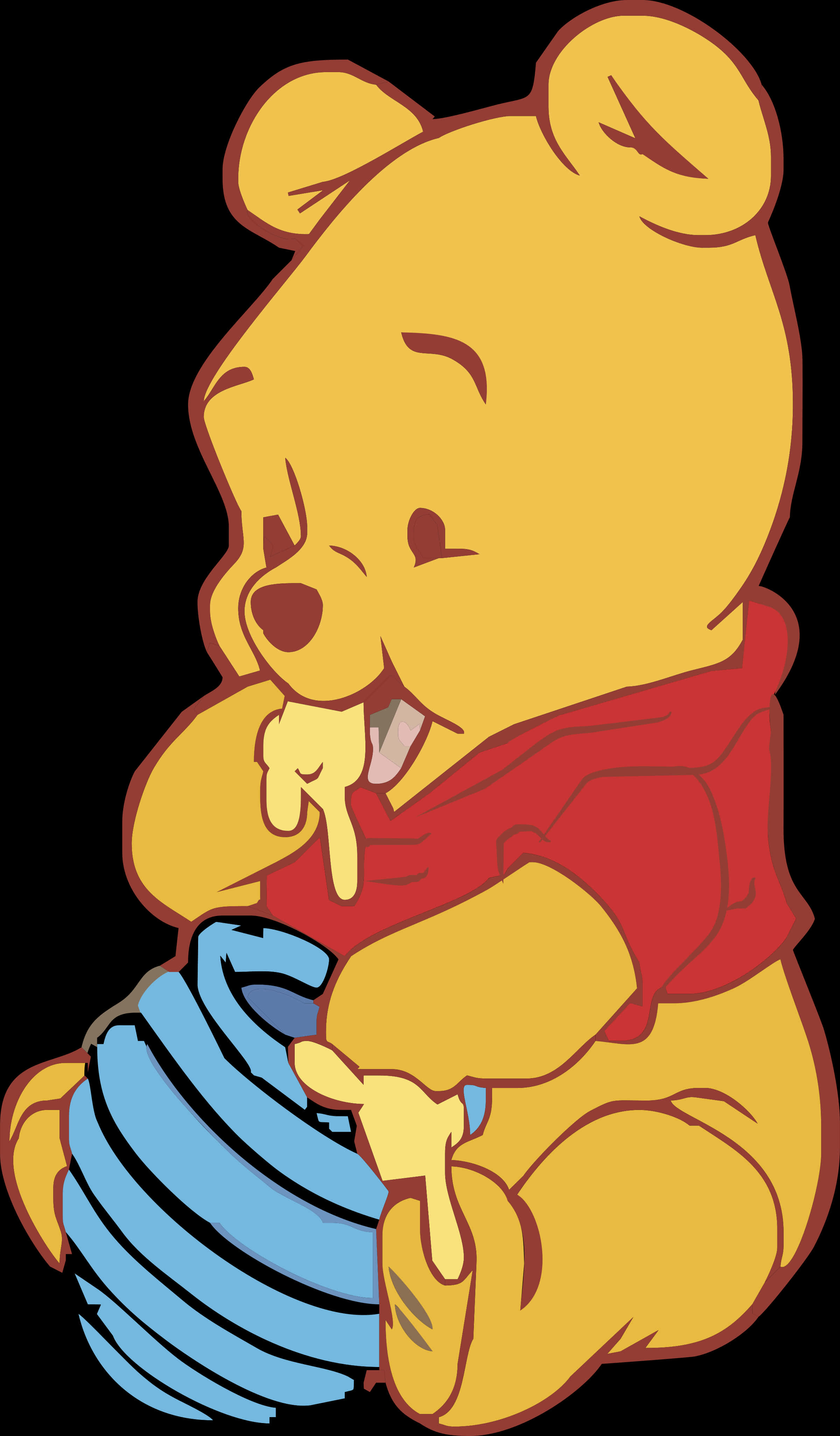 Cartoon Of A Winnie The Pooh