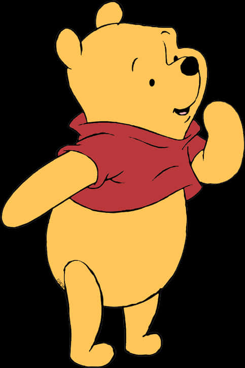Cartoon Of A Yellow Bear