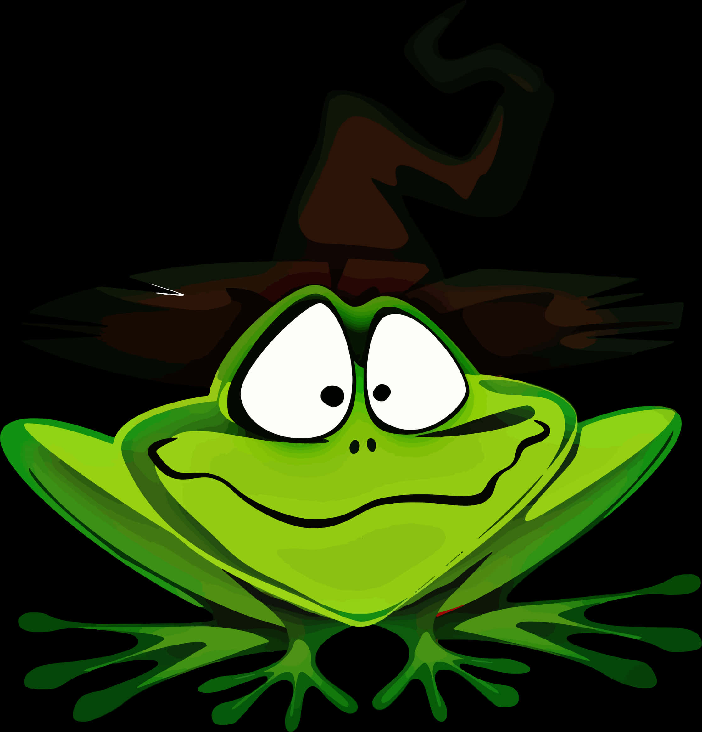 Frog And Witch Hat