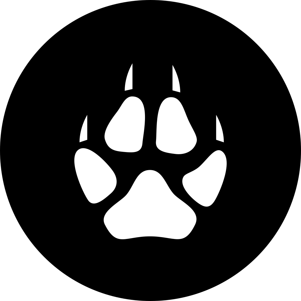 A Paw Print In A Circle