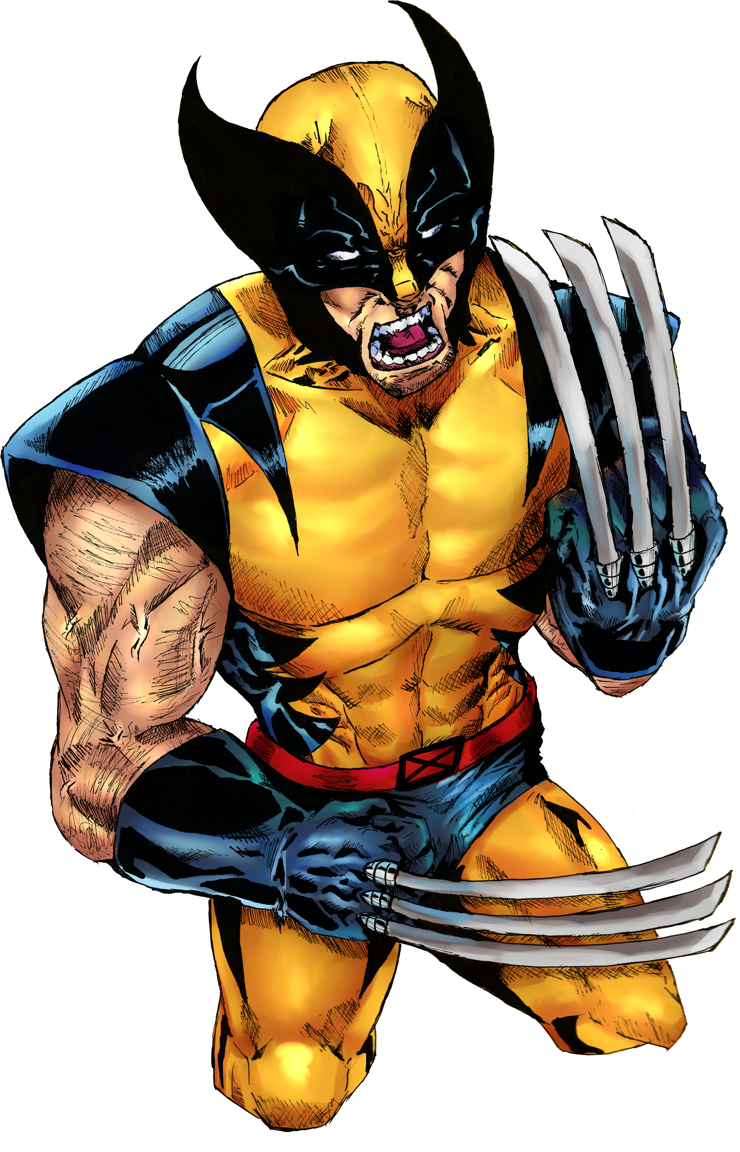 A Comic Book Character With Claws